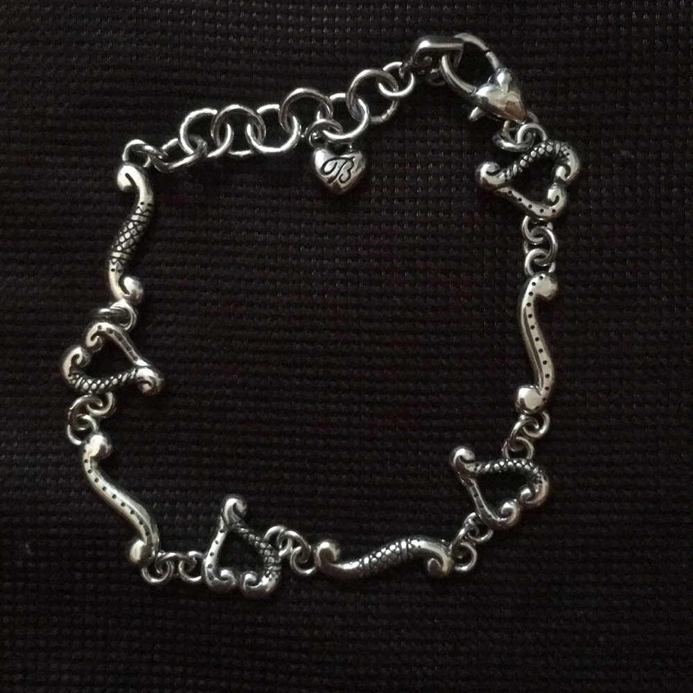 Brighton Silver Hearts Bracelet